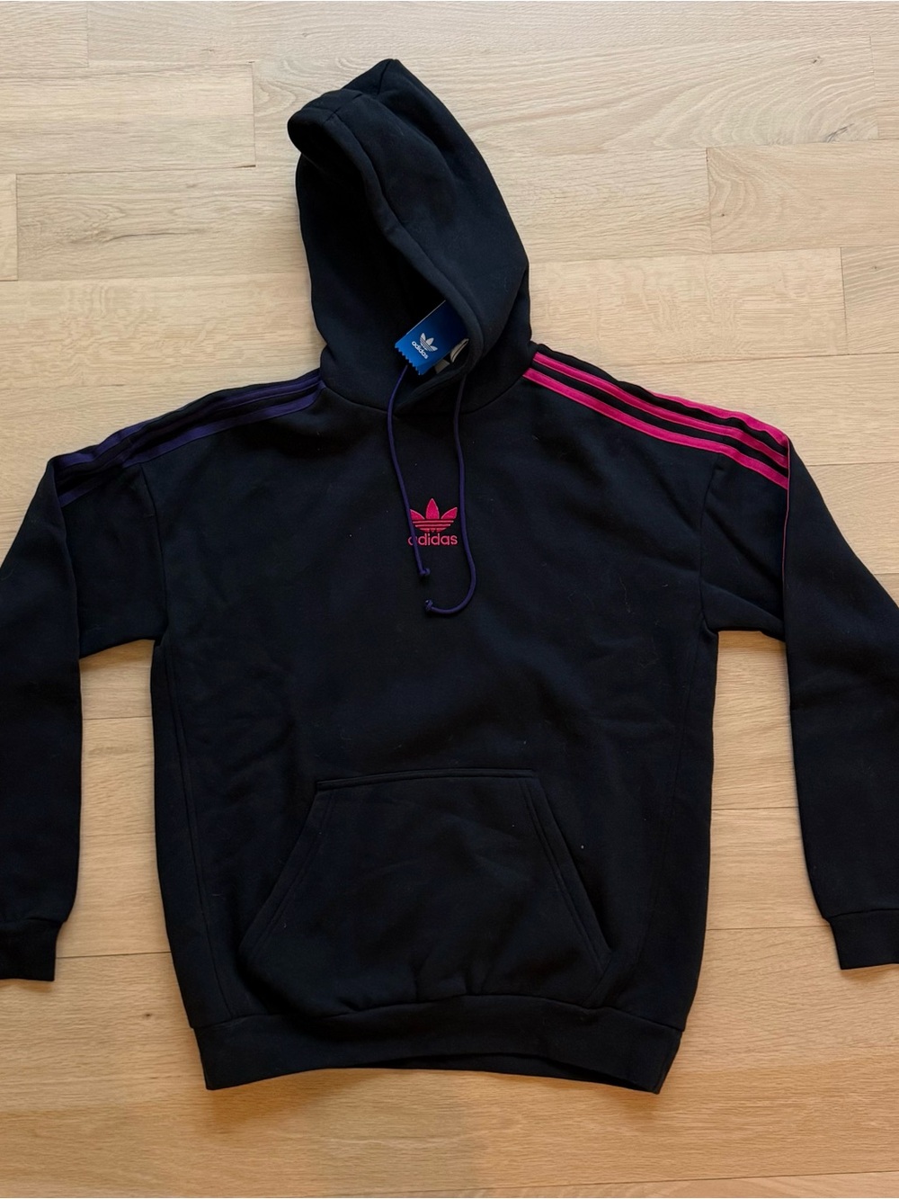 Adidas Black Hoodie EC3674 - Size S